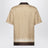 Bowling shirt in silk twill with print