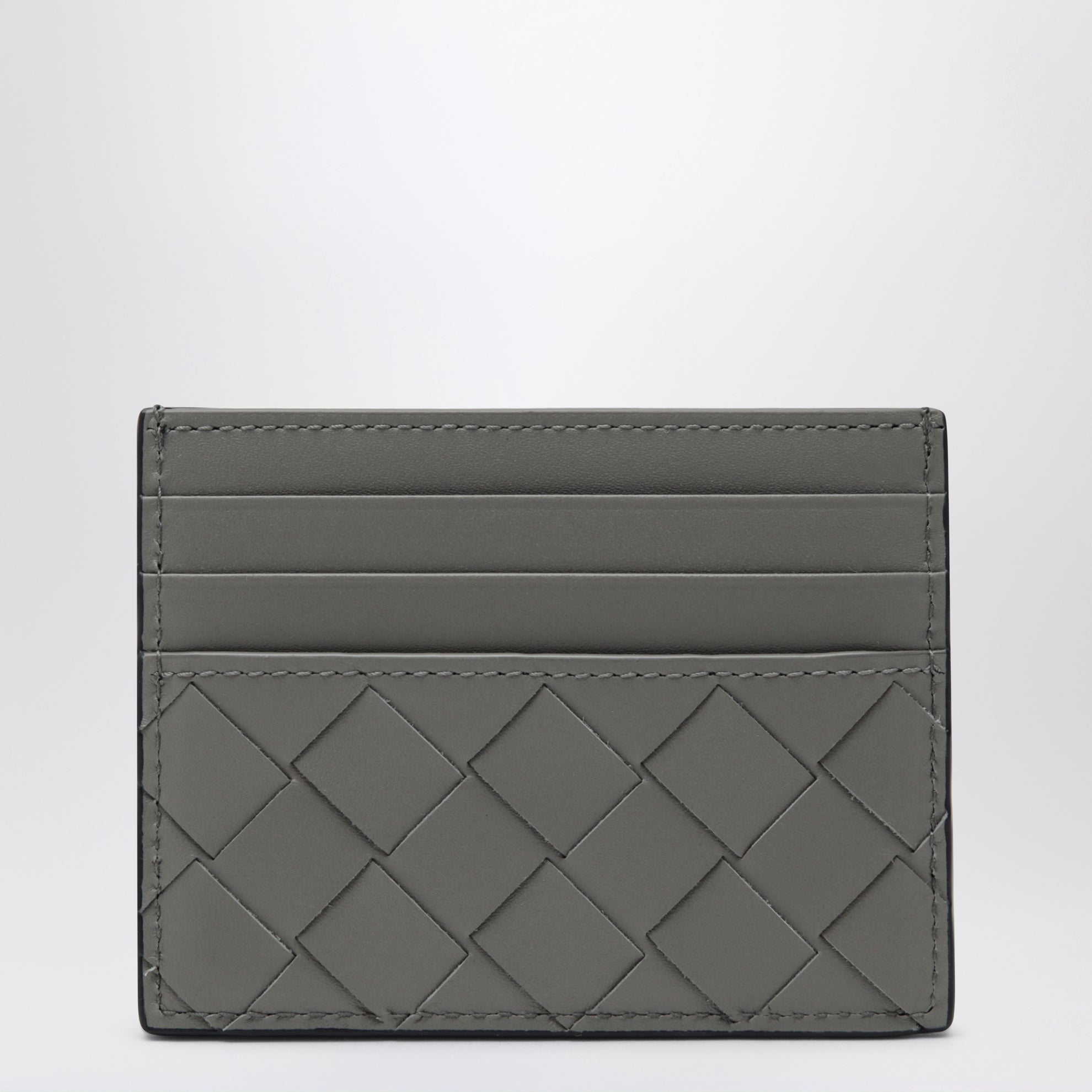 Portacarte Midnight/Basalt in Intrecciato