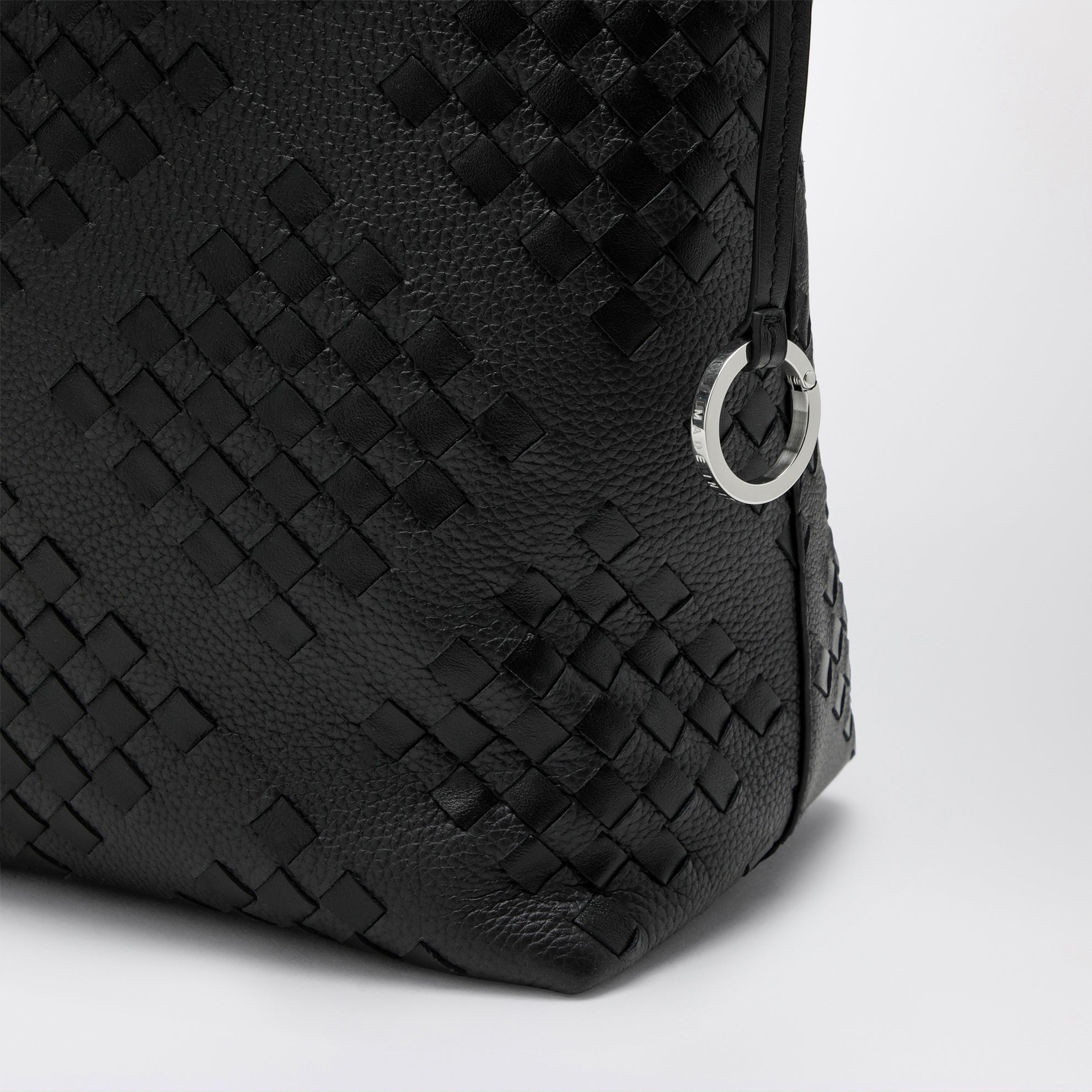 Black Intrecciato tote bag