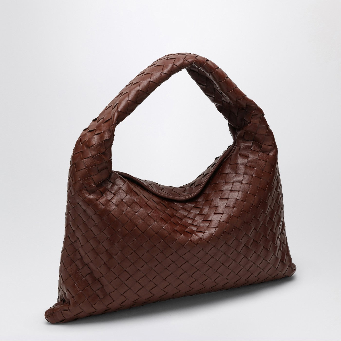 BOTTEGA VENETA Hop shoulder bag small brown | TheDoubleF