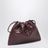 Dustbag moyen en cuir Intrecciato coloris Barolo