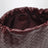 Dustbag moyen en cuir Intrecciato coloris Barolo