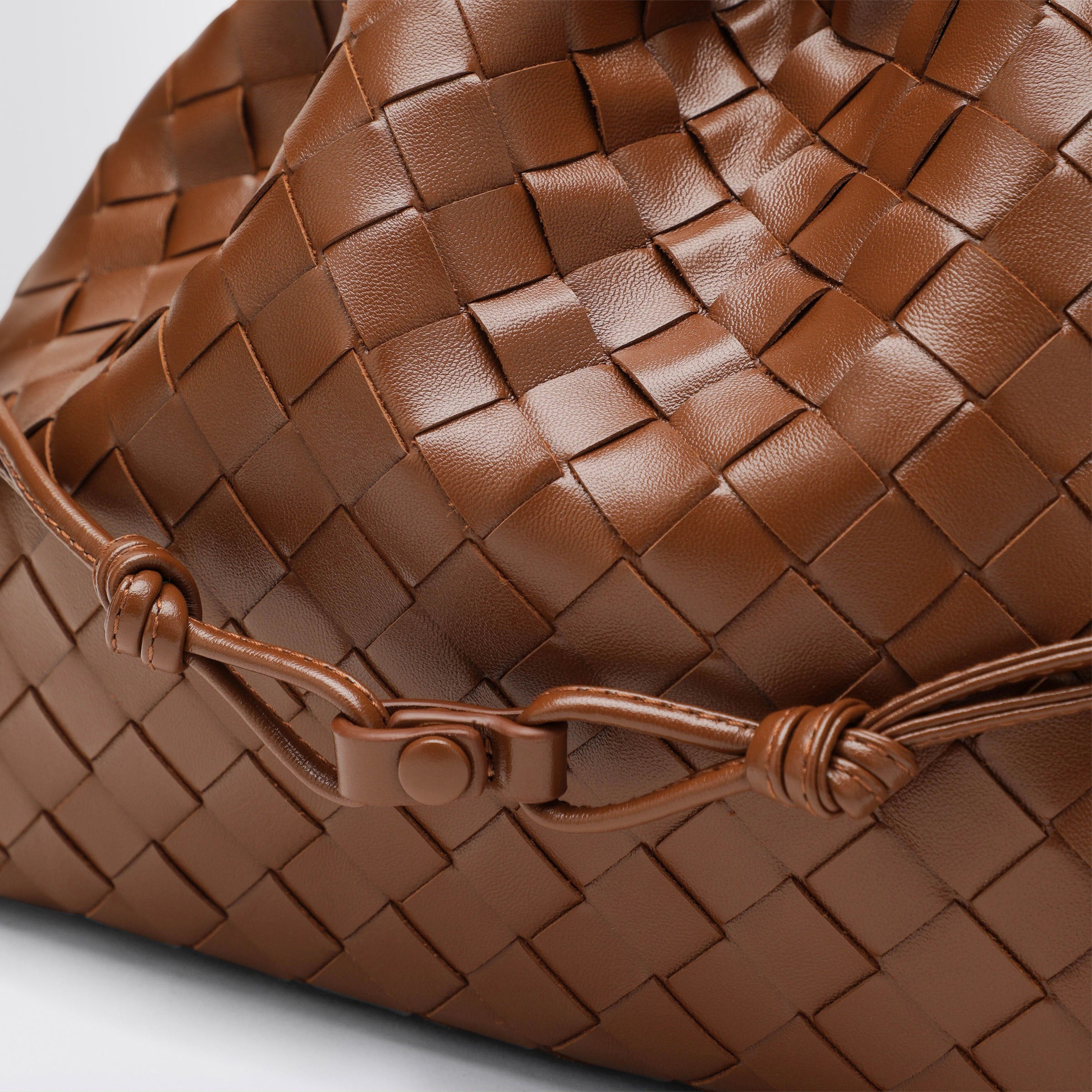 Bottega Veneta Medium Intrecciato Dustbag in Tannin leather
