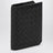 Black Intrecciato vertical card holder