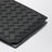 Schwarze Intrecciato Bifold-Geldbörse