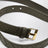 Cipresso-colored Watch belt in Intrecciato