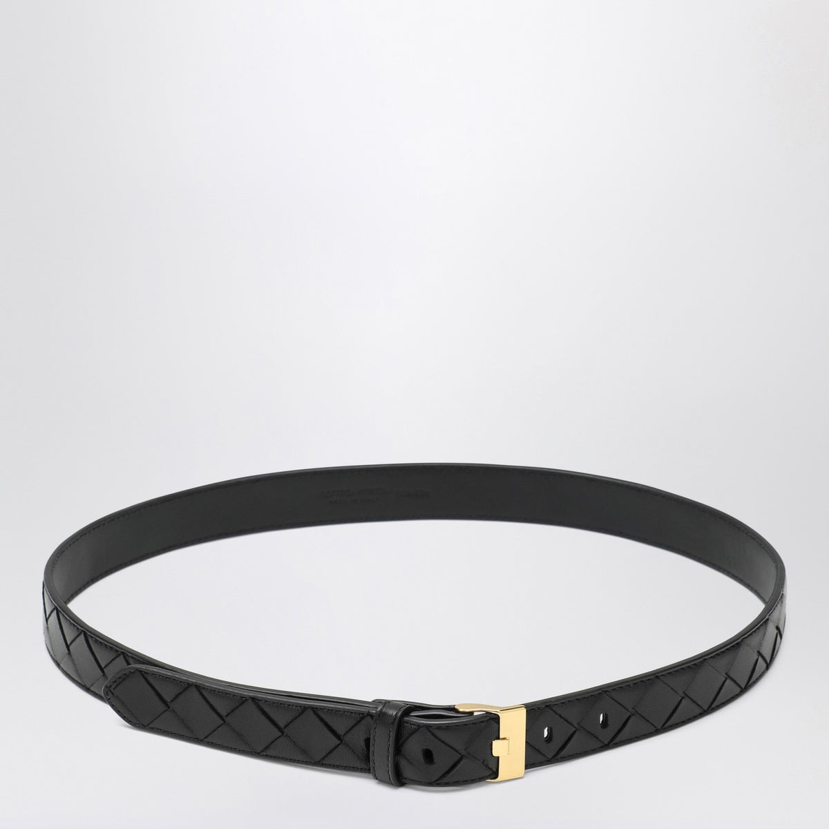 Bottega Veneta Black Watch belt in Intrecciato | TheDoubleF display picture 1