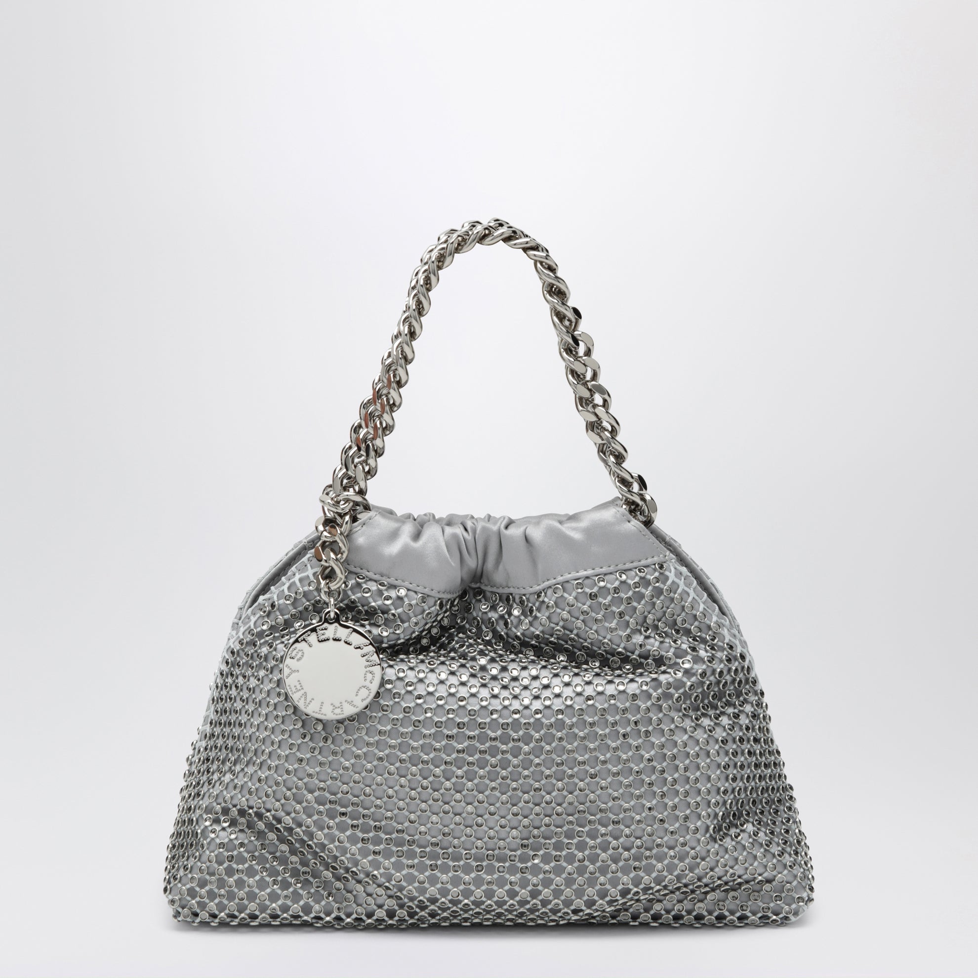 Black Falabella Mini drawstring bag with drawstring closure