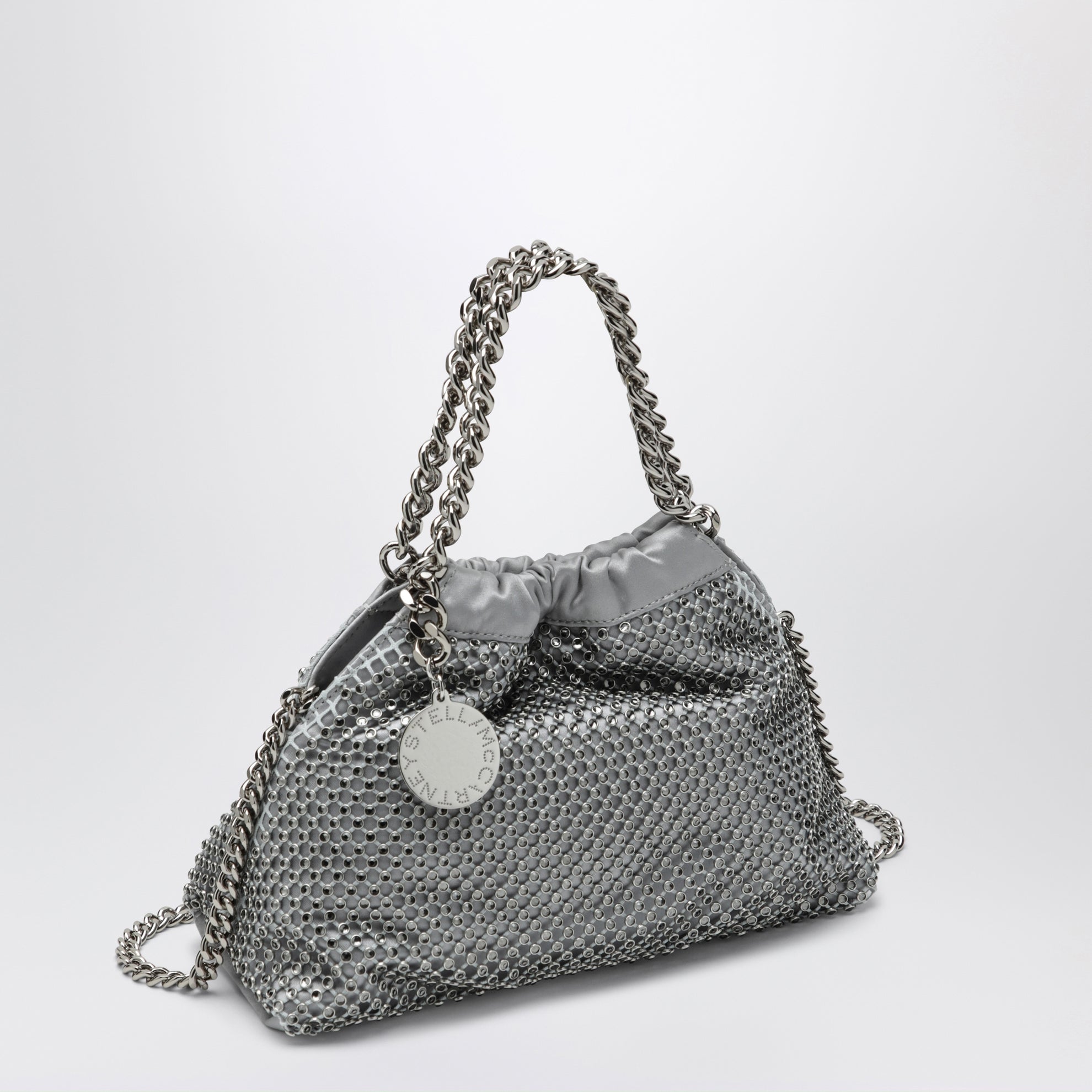 Black Falabella Mini drawstring bag with drawstring closure