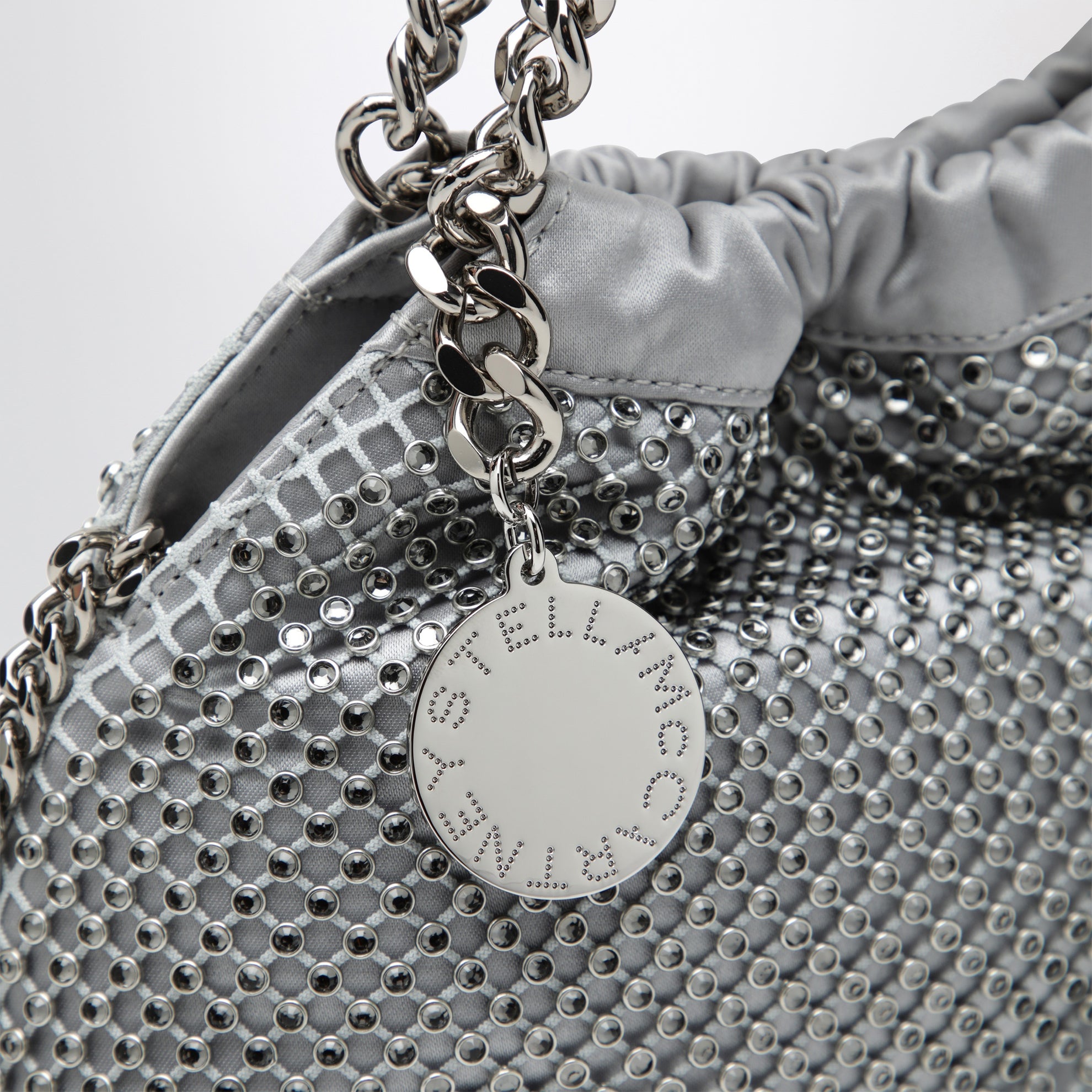 Black Falabella Mini drawstring bag with drawstring closure