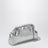 Silberne metallische gepolsterte Falabella Clutch