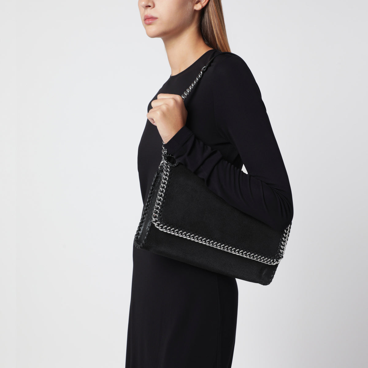 Black Falabella messenger bag
