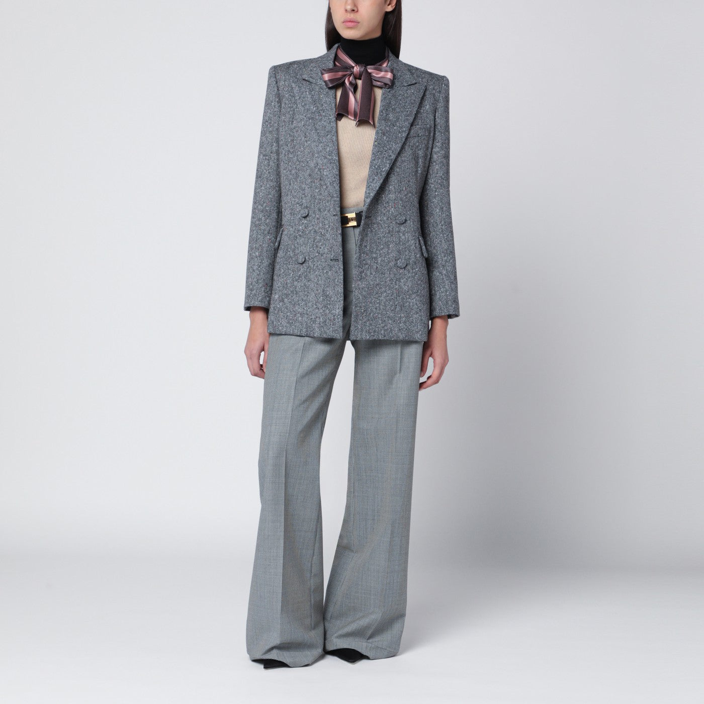 Pull en cachemire couleur albâtre