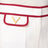 Pantaloni avorio con V Gold