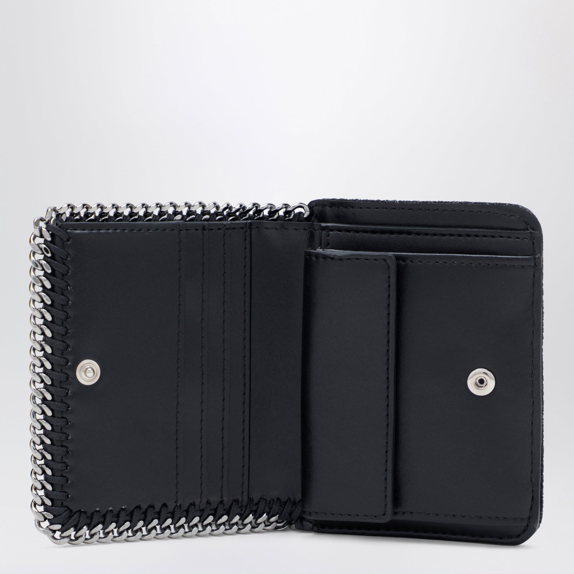 Falabella bi-fold wallet in black