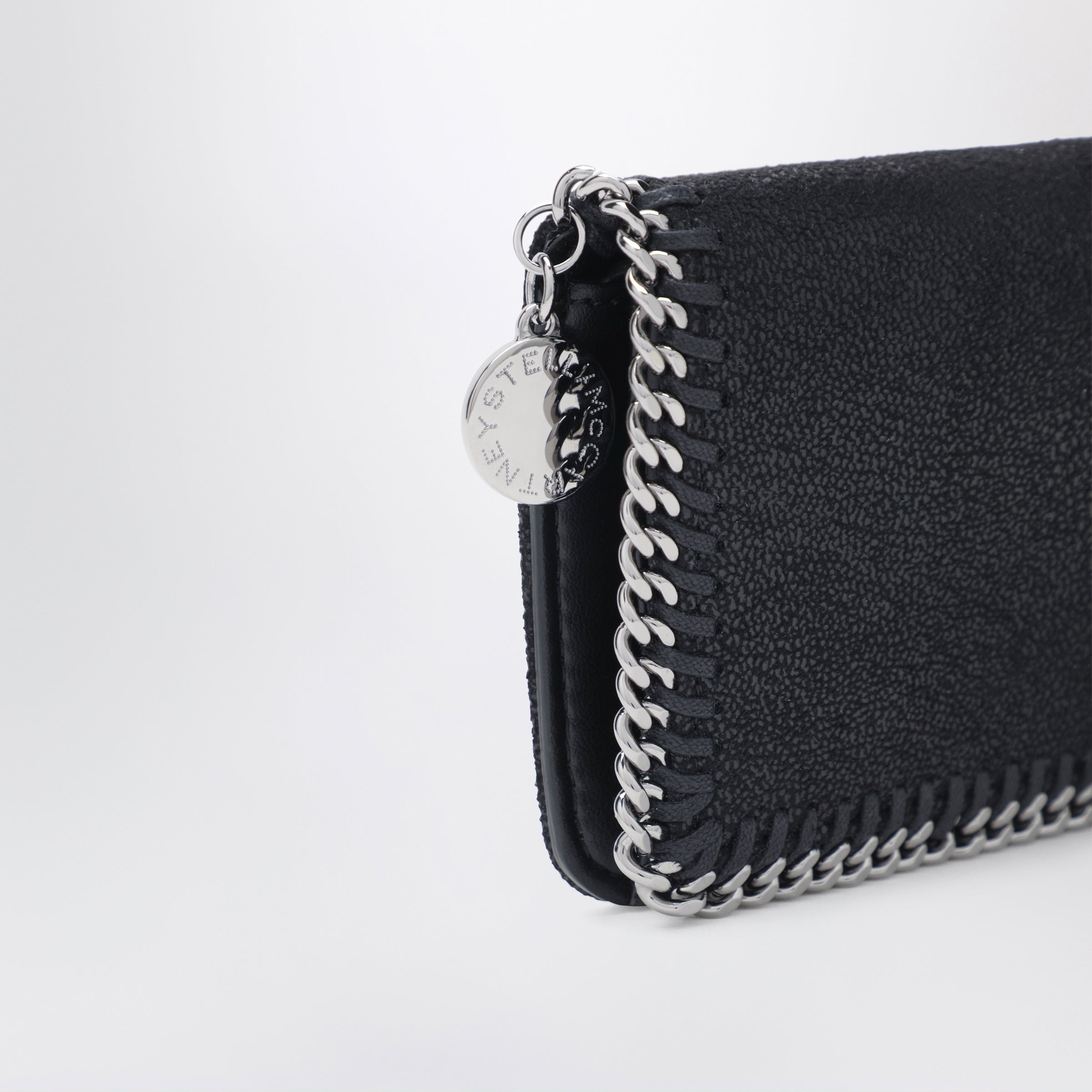 Stella McCartney Falabella bi-fold wallet in black | TheDoubleF