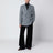 Double-breasted jacket in natté wool bouclé