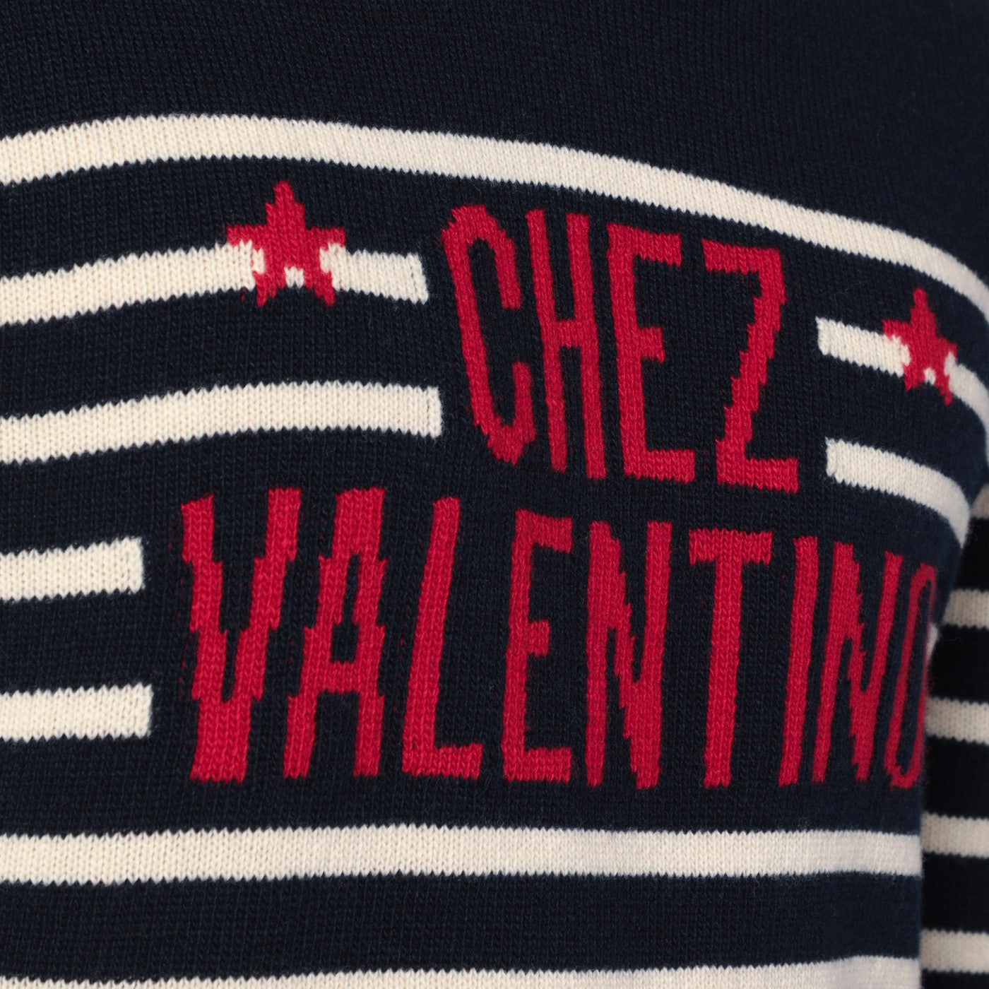 Sweater with jacquard pattern Chez Valentino