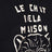 Sweat-shirt noir avec patch Le Chat de la Maison