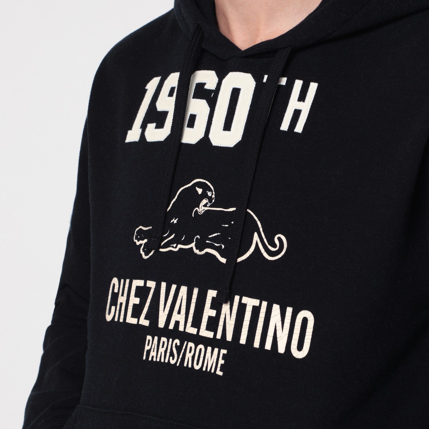 Felpa 1960 Chez Valentino nera