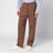Pantaloni in gabardine marrone