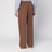 Pantaloni in gabardine marrone