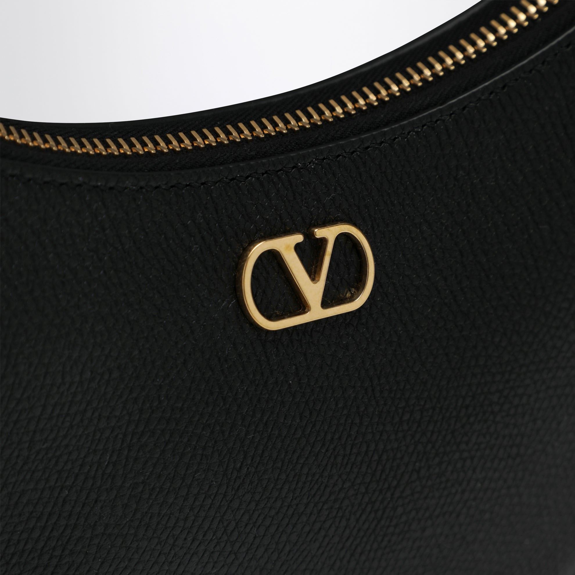 Borsa a tracolla mini Vlogo in pelle nera