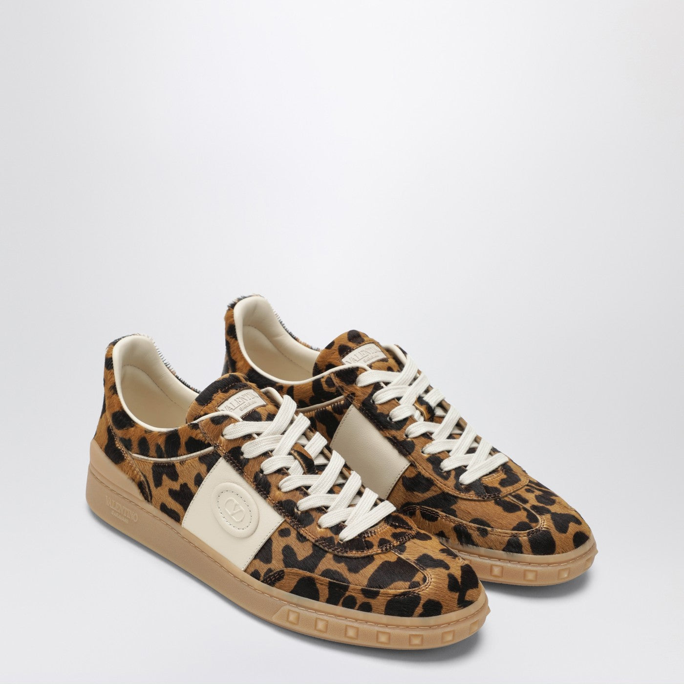 Sneakers Upvillage in vitello effetto cavallino