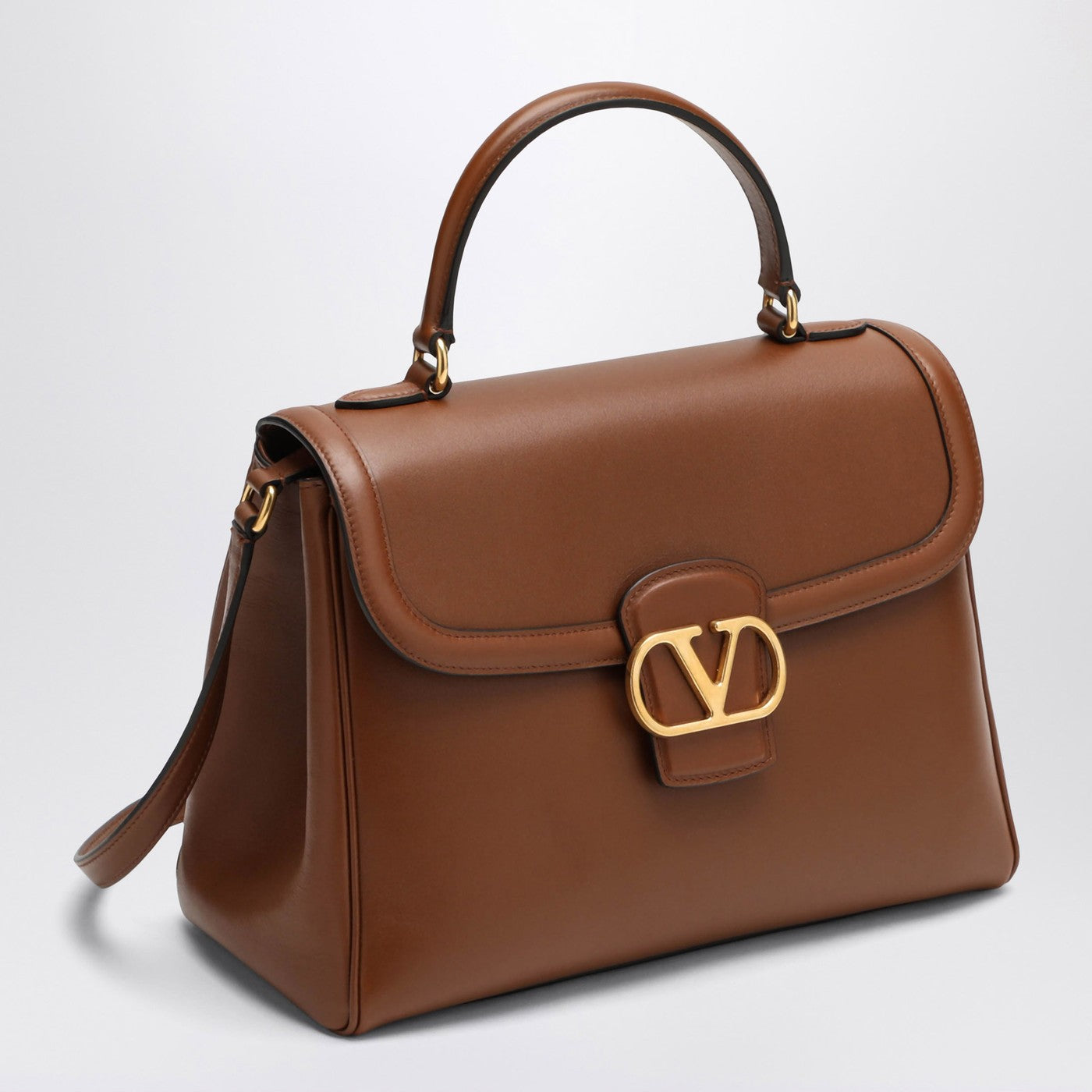 Large shoulder bag 9TO5 tobacco