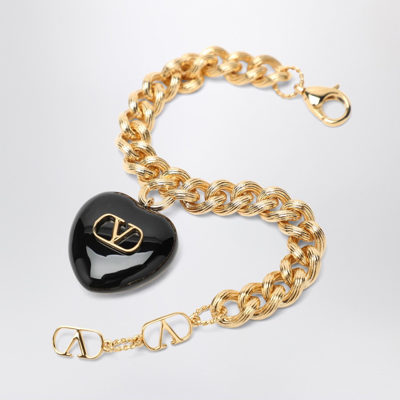 Bracelet Coer Royal doré en métal
