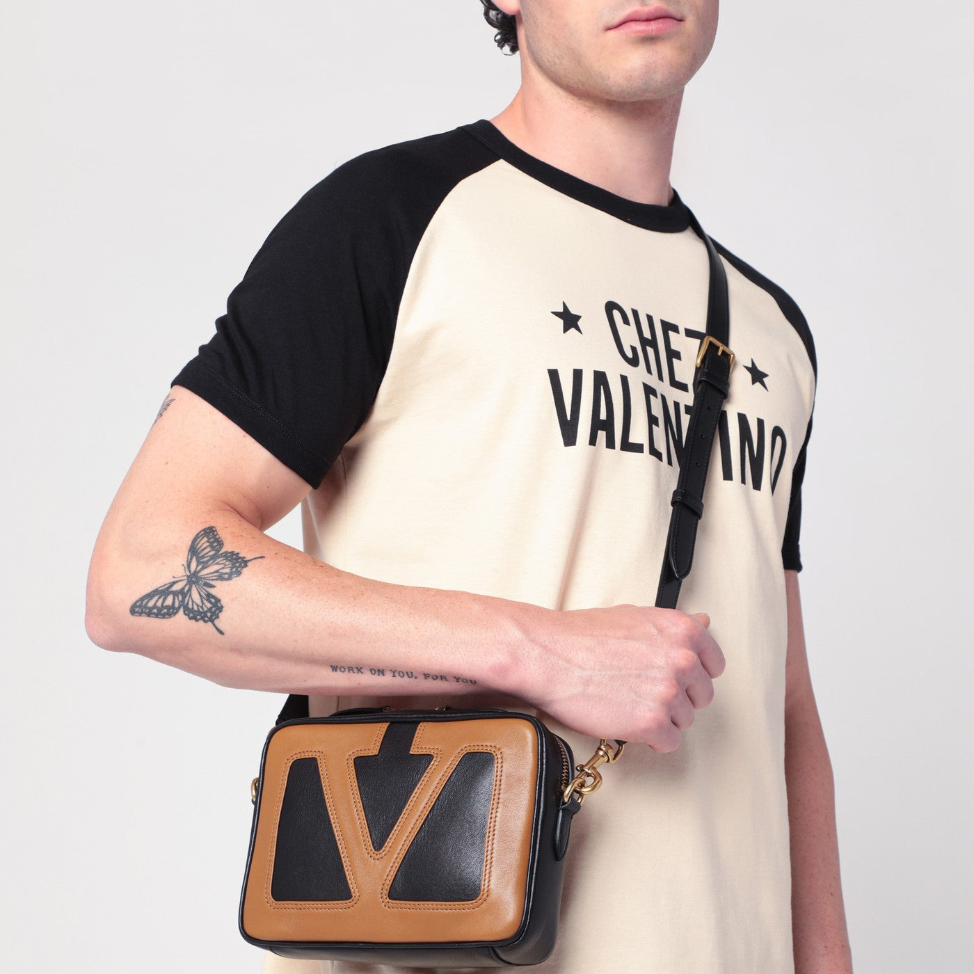 Valentino Garavani Viva Superstar crossbody bag black/brown