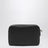 Vlogo Signature clutch black in grained calfskin