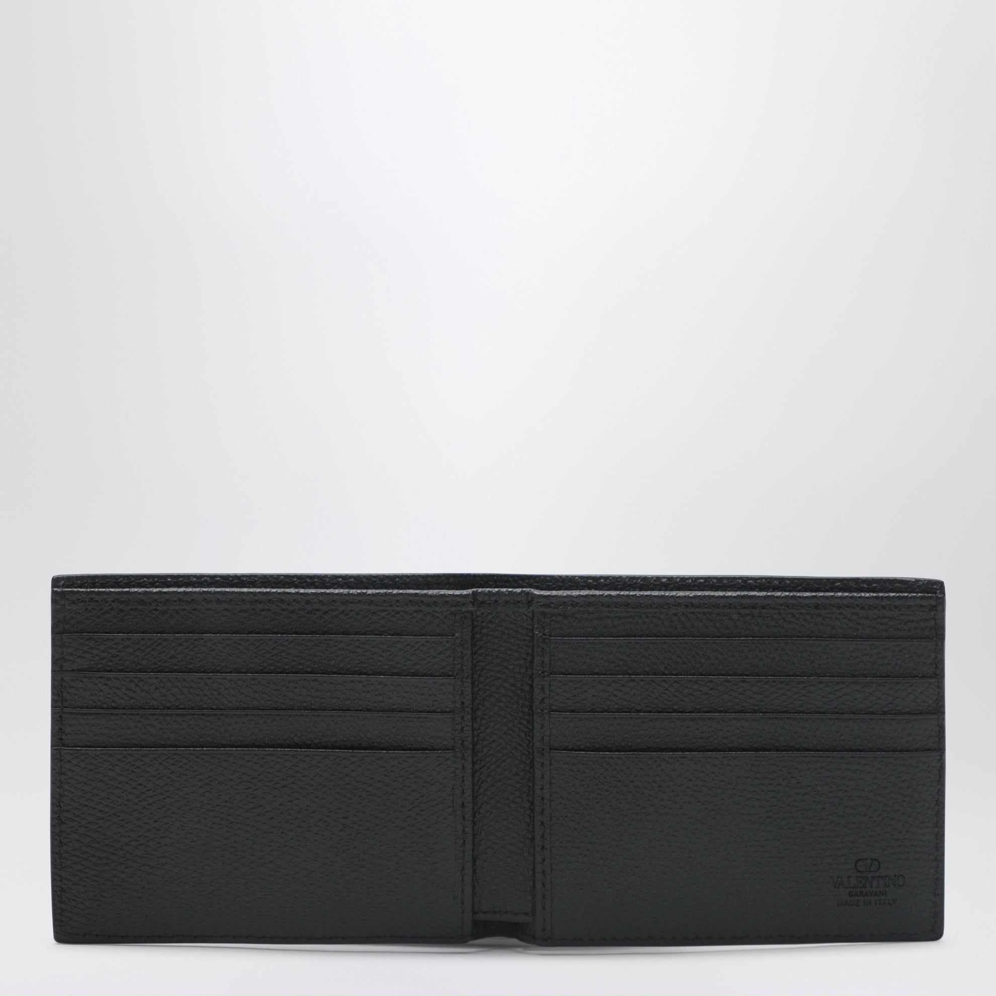 Portafoglio bi-fold Vlogo Signature nero