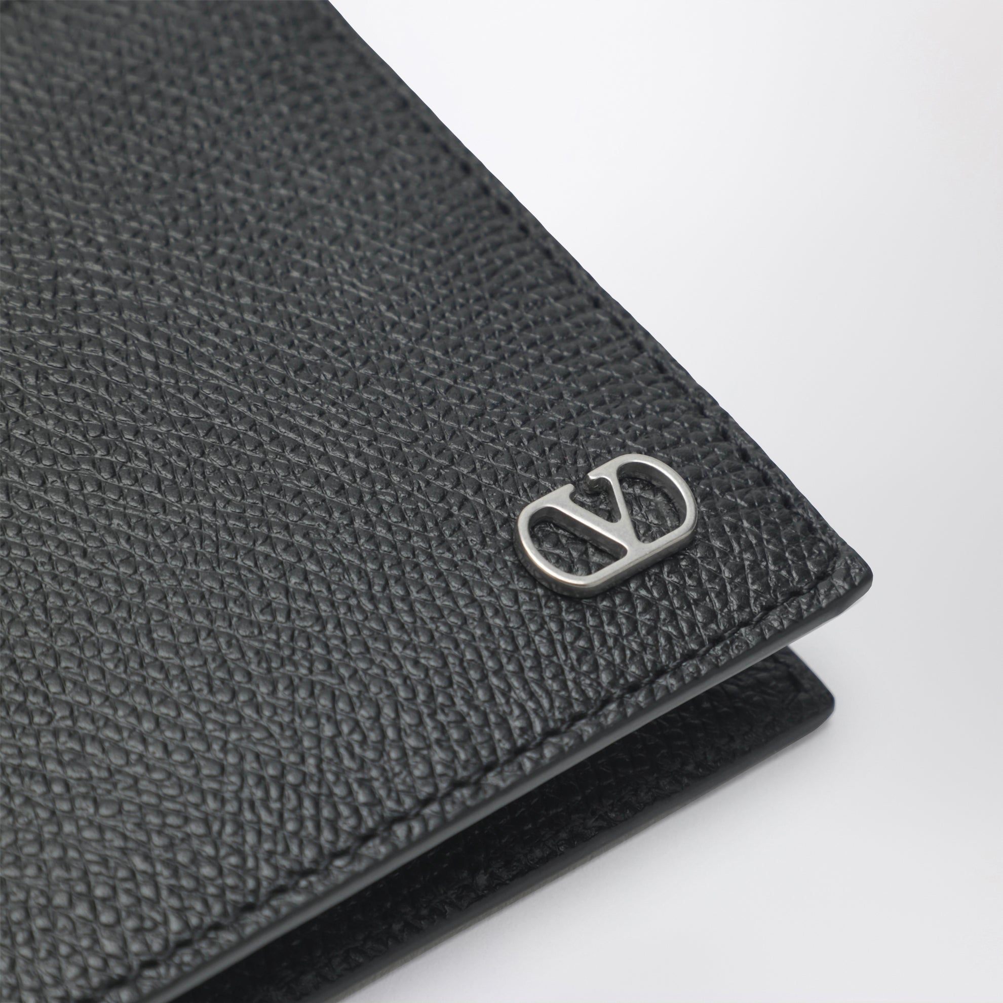 Portafoglio bi-fold Vlogo Signature nero