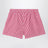 Boxer à carreaux gingham rouge/blanc