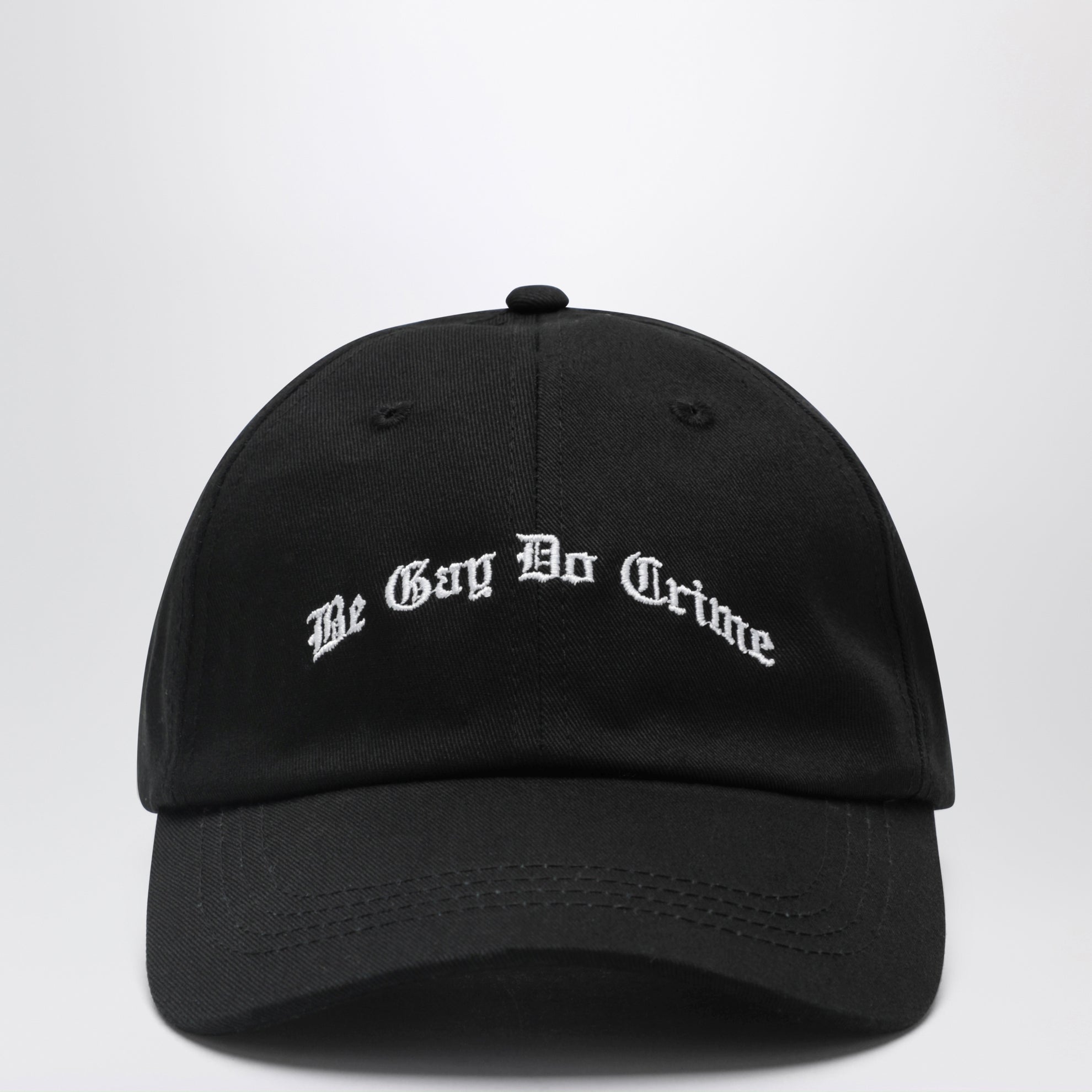 Casquette de baseball noire Be Gay Do Crime