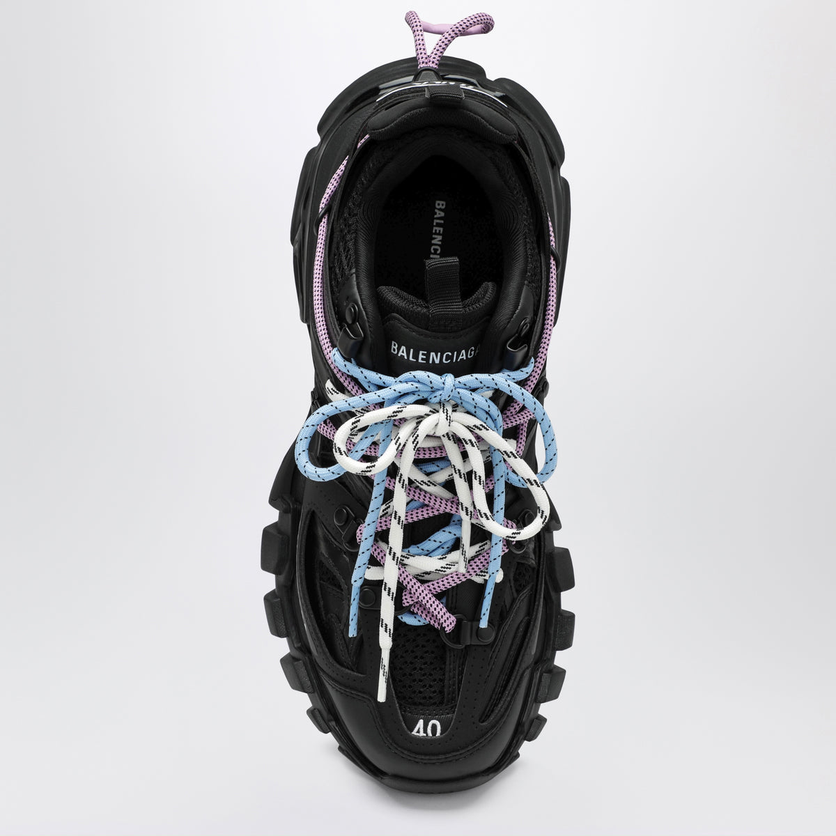 Black/pink/blue/beige Track Trail Laces sneakers