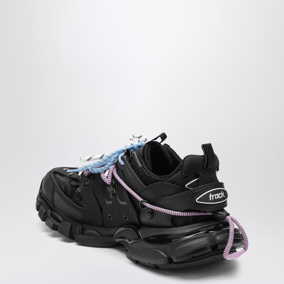 Black/pink/blue/beige Track Trail Laces sneakers