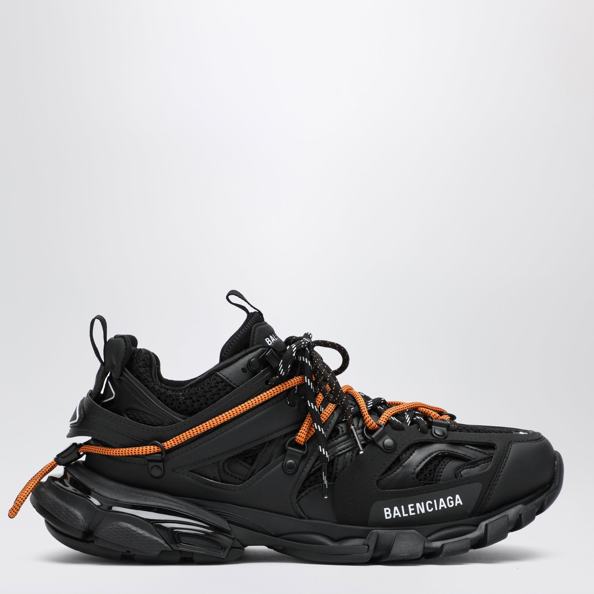 Schwarz/orange Track-Sneaker