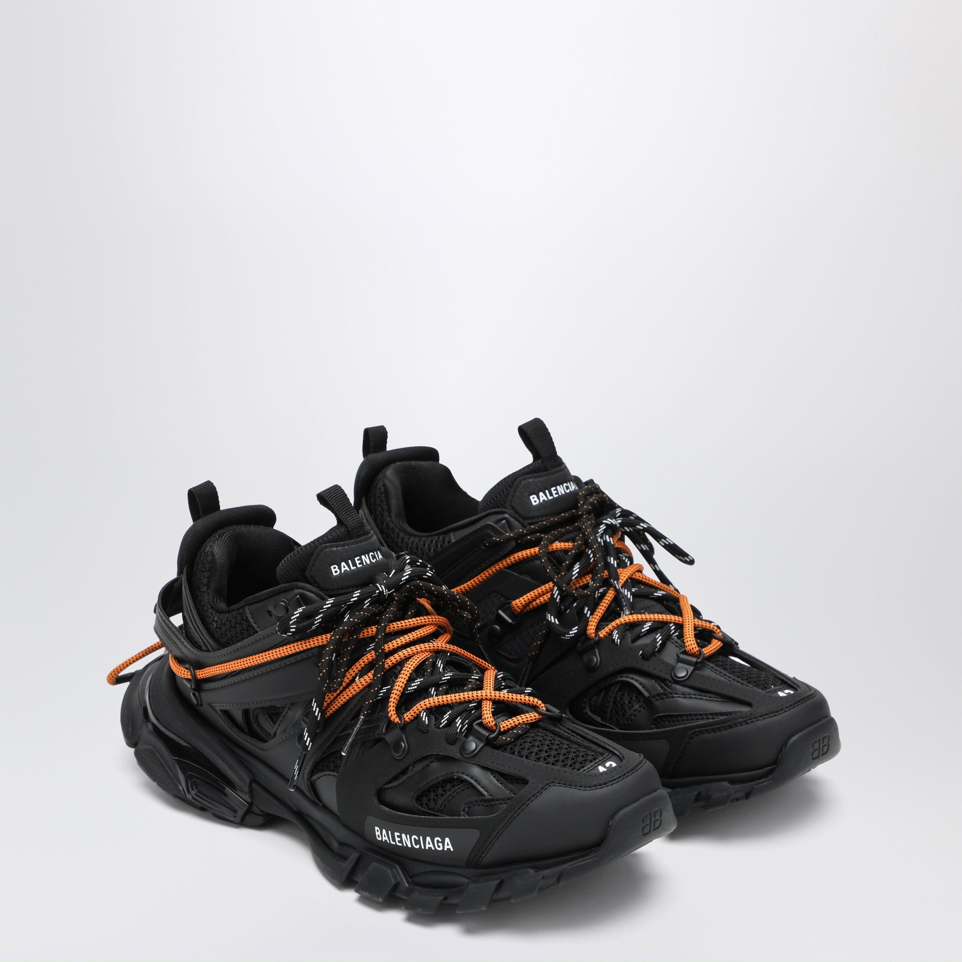 Schwarz/orange Track-Sneaker