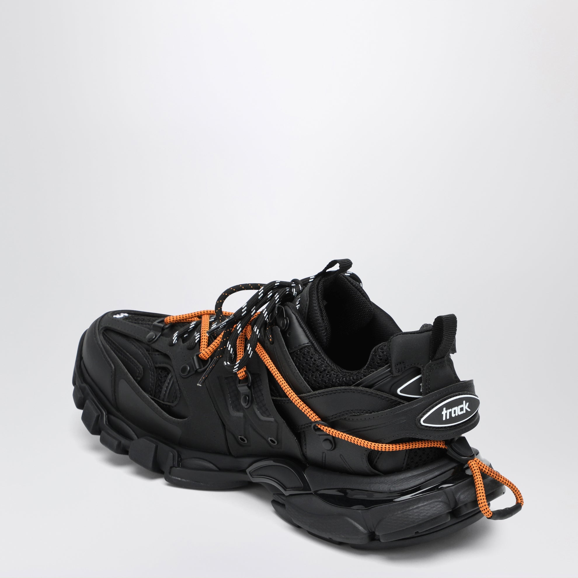 Schwarz/orange Track-Sneaker