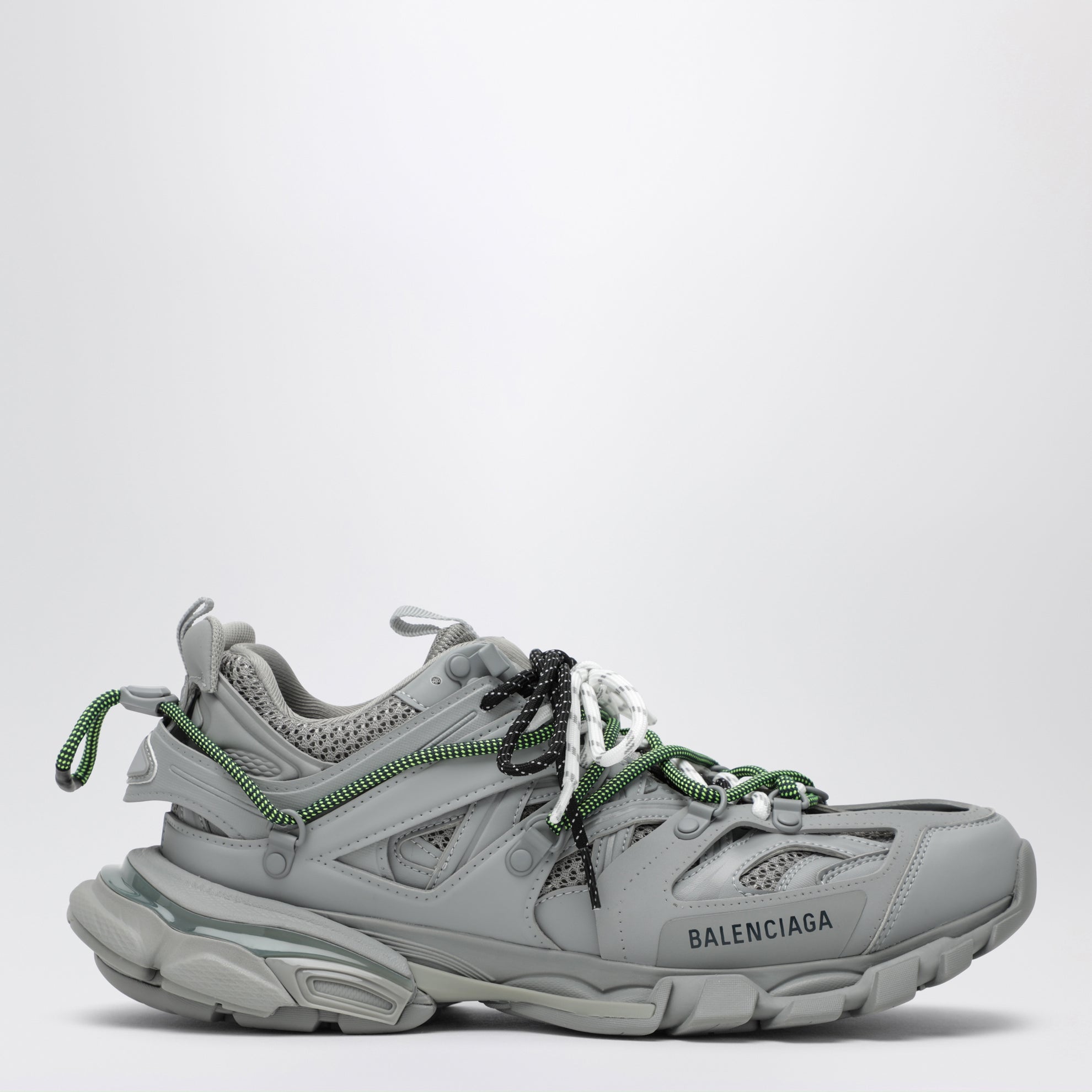 Sneakers Track gris/jaune/blanc/bleu marine