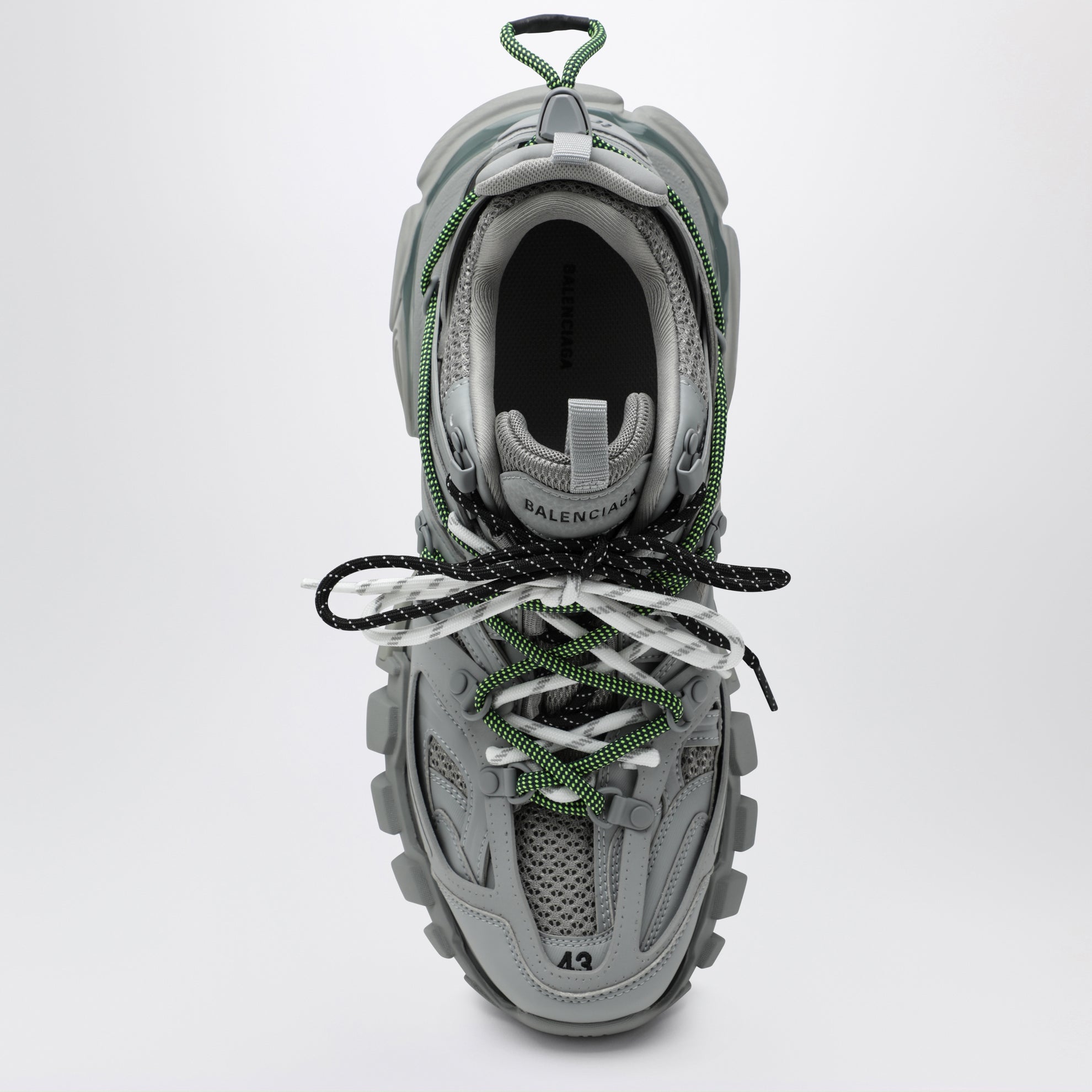 Sneakers Track gris/jaune/blanc/bleu marine