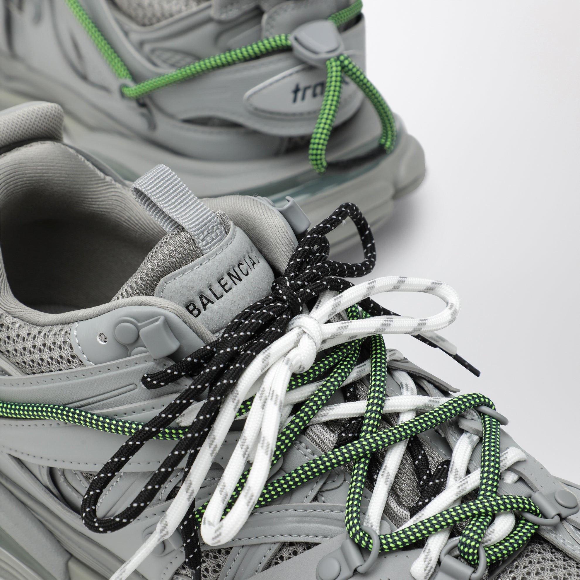 Sneakers Track gris/jaune/blanc/bleu marine