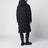 Schwarzer wattierter Arctic Puffer Parka