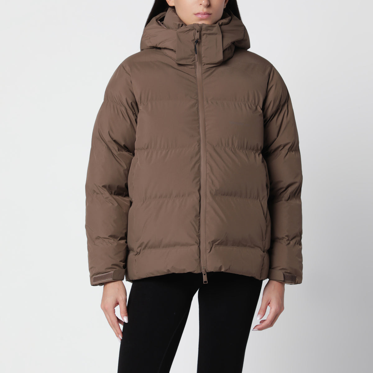Piumino Hill Puffer Jacket marrone