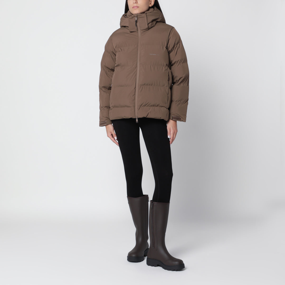 Piumino Hill Puffer Jacket marrone