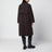 Manteau Dawn marron foncé en mélange de coton