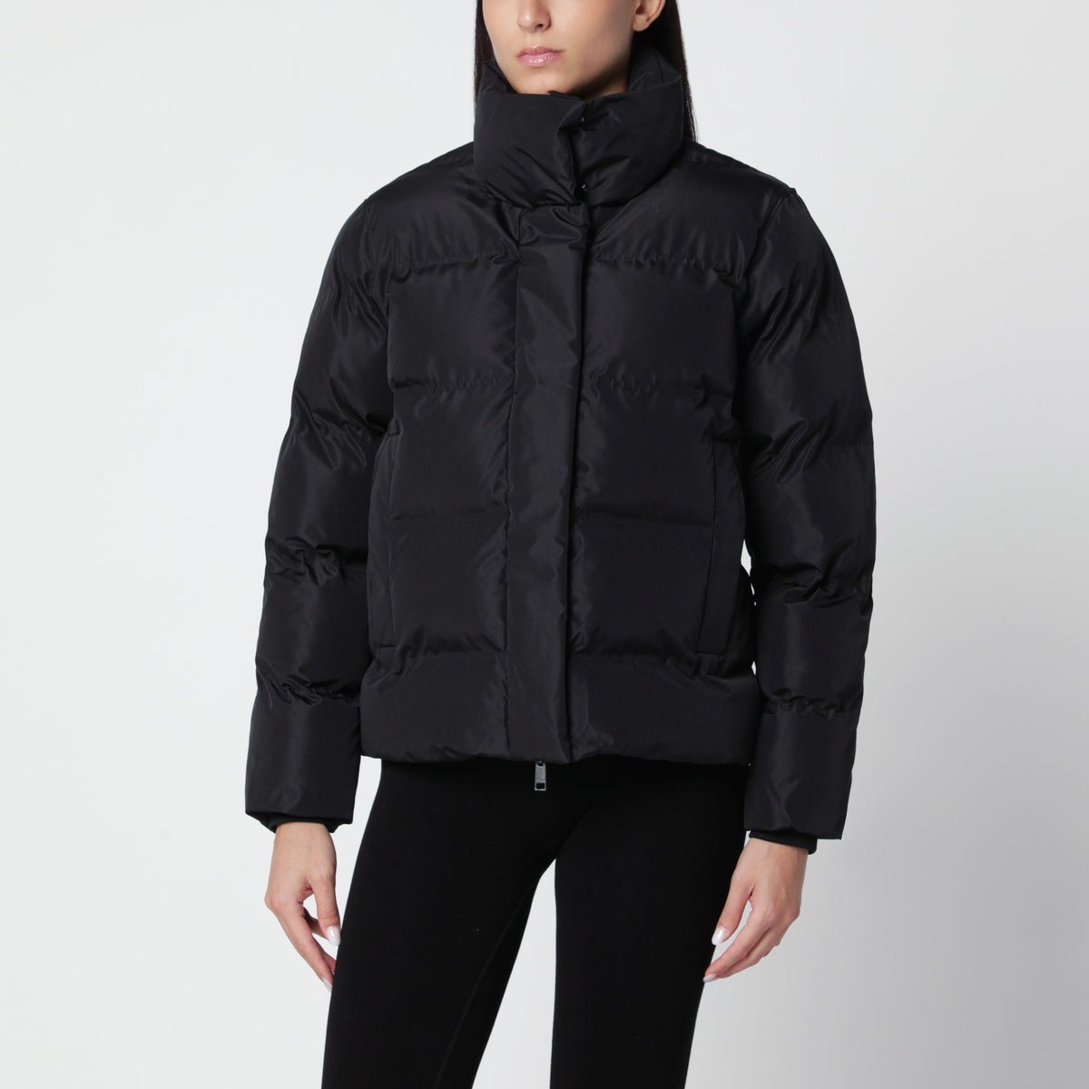 Hill black down jacket in recycled polyester