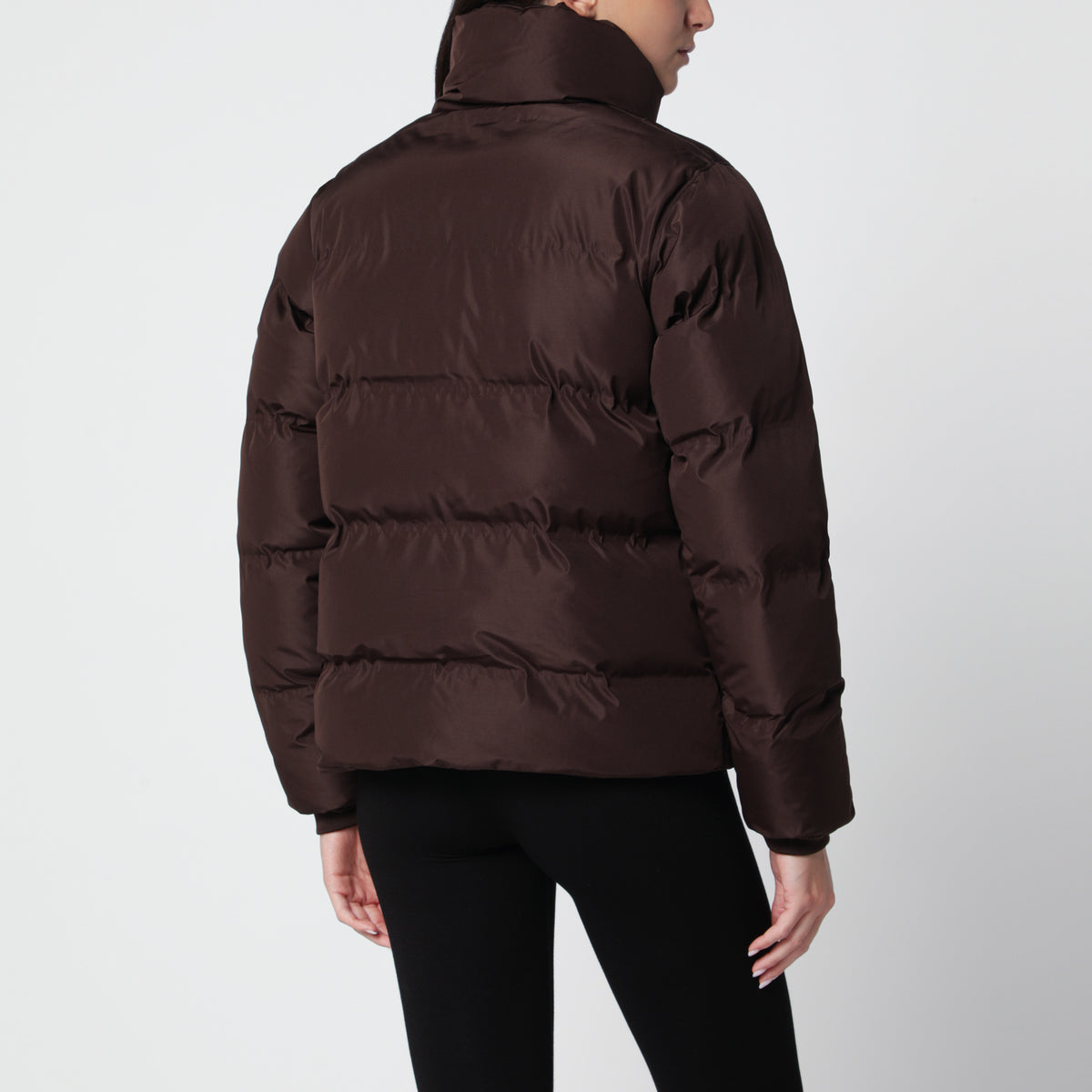 Hill Daunenjacke aus recyceltem Polyester in Dunkelbraun